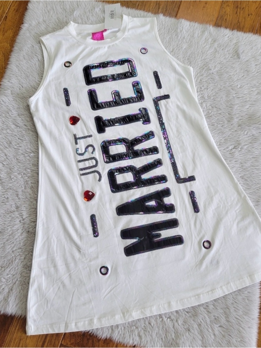QoS Bride Dress AND "Just Married" tank dress - Picture 3 of 3